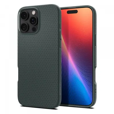 Husa pentru Apple iPhone 16 Pro, Spigen, Liquid Air, Verde ACS08119