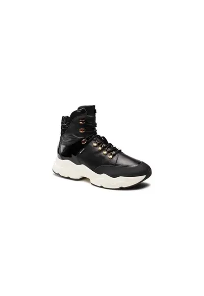 Ghete dama Hogl - 303081744 - Piele naturala - Negru - Negru