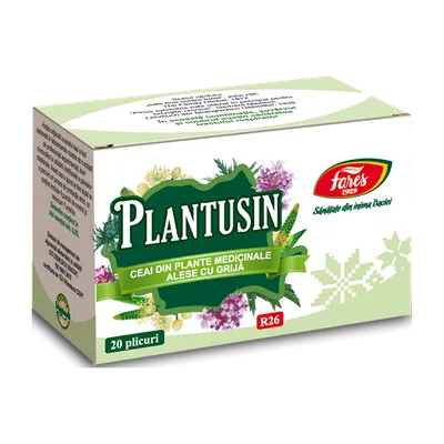 Ceai Plantusin, 20 plicuri, Fares