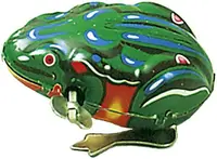 Jucarie din metal Goki - Broasca saritoare