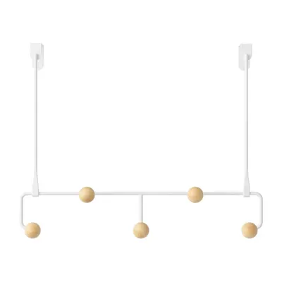 Cuier de ușă alb/în culoare naturală din metal 39 cm Estique – Umbra