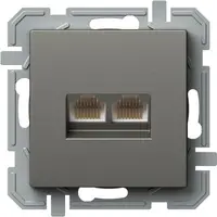 Logiq Priza Date Dubla 1P RJ45 CAT6 Titan, TEM Modul TEM-KQ41TIXO-U