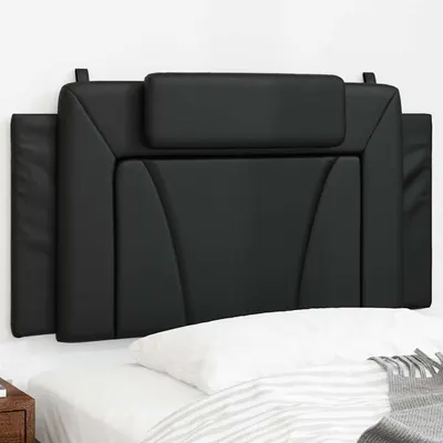 vidaXL Pernă pentru tăblie pat, Viana, negru, 100 cm, piele artificială