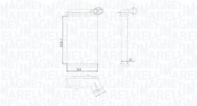 Schimbator caldura incalzire habitaclu potrivit FORD GALAXY I, GALAXY MK I; SEAT ALHAMBRA; VW SHARAN 1.8-2.8 03.95-03.10