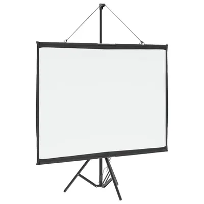 vidaXL Ecran de proiecție cu trepied, 60 de inci, format 4:3