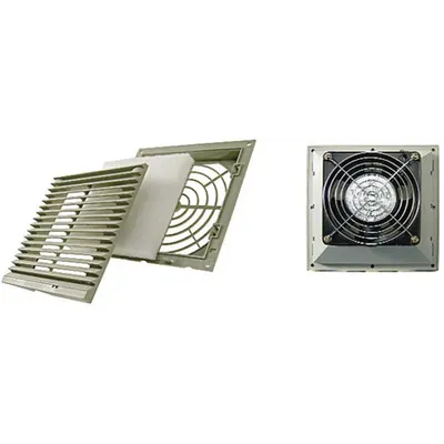 Ventilator cu grilaj si filtru 224X224mm
