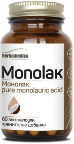 Monolak, 500 mg, 60 capsule vege, Herbamedica