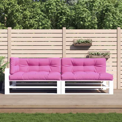 vidaXL Perne de paleți, 5 buc., roz material textil