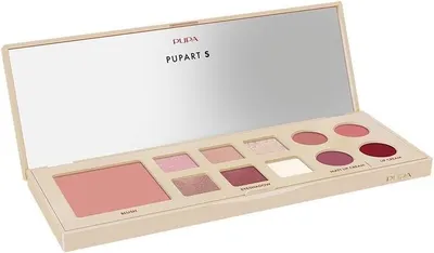 Pupa Paletă de machiaj Pupart S, 001 Nude, 11 culorile