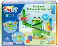 Set educațional Learning Resources - Cântar de echilibru Numberblocks, 76 de piese