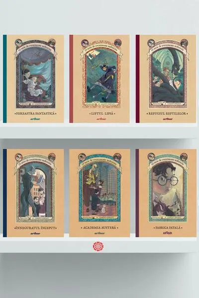 Pachet Seria O serie de evenimente nefericite - Hardcover - Lemony Snicket
