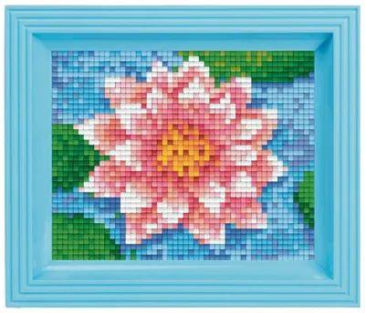 Mozaic cu ramă Pixelhobby - Set de pixeli Lotus Classic