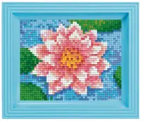 Mozaic cu ramă Pixelhobby - Set de pixeli Lotus Classic