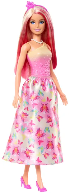 Păpușă Barbie - Barbie cu parul roz