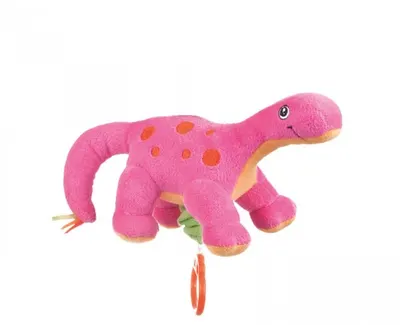Cutie muzicala din plus Dinozauri roz