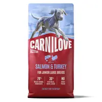 Carnilove Active Dog Dry Salmon & Turkey Junior Large Breeds 12 kg