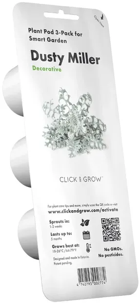 Semințe Click and Grow - Senecio bicolor, 3 rezerve