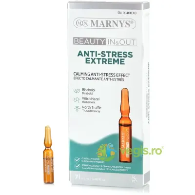 Anti-Stress Extreme cu Hamamelis, Trufe si Bisabolol pentru Calmarea Pielii Iritate 7 fiole