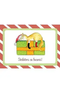 Felicitare: Sarbatori cu bucurii! Bob cadou
