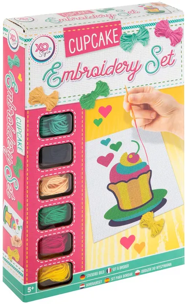 Set creativ Grafix - Broderie, cupcake