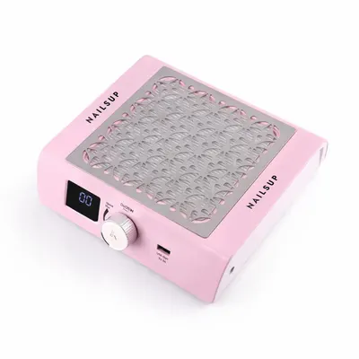 Aspirator Praf Unghii NAILSUP Brushless, 85W, Roz - Absorbție Puternică, Silențios