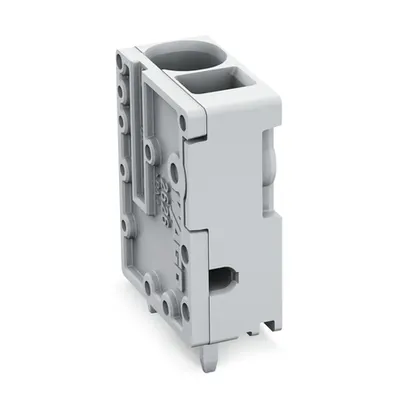 PCB terminal block; 6 mm²; Pin spacing 7.5 mm; 1-pole; Push-in CAGE CLAMP®; 6,00 mm²; violet