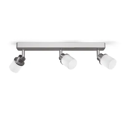 LINN III Corp de iluminat aparent opal-colored sticla/crom 230V G9 LED 3x3W IP44