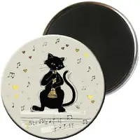 Magnet - Chat Musique Hautbois