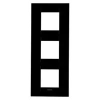 Placa ornament CProiector HORUS GEO International - IN TECHNOPOLYMER - 2+2+2 modul VERTICAL - TGEOR BLACK - CProiector HORUS