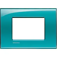 Rama ornament 3 module Bticino Living Light LNA4803VD, verde