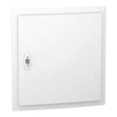 PrismaSet XS, Cofret cu montaj ingropat, 2x18 Module, material plastic, usa plina alba, cu 1 bloc terminal