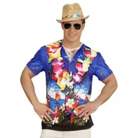 Tricou hawaii imprimeu 3d