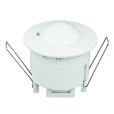 Senzor de miscare cu microunde incastrat 360° 230V alb