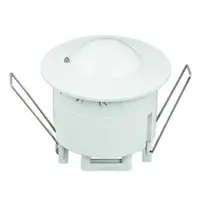 Senzor de miscare cu microunde incastrat 360° 230V alb