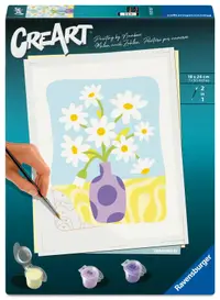 Set de pictură pe numere Ravensburger CreArt - Muşeţel