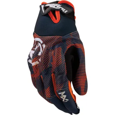 Manusi atv cross MooseRacing MX1, culoare negru portocaliu, marime L