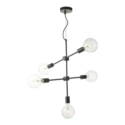 Lampa suspendata Yonah 5 Light Pendant Black