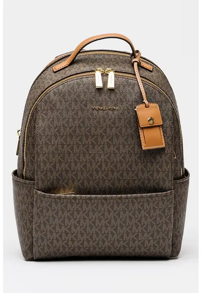 Rucsac cu model monograma Sable - Negru/Maro