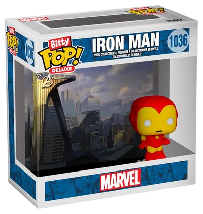 Mini figurina Funko Bitty POP! Marvel: Avengers - Iron Man #1036