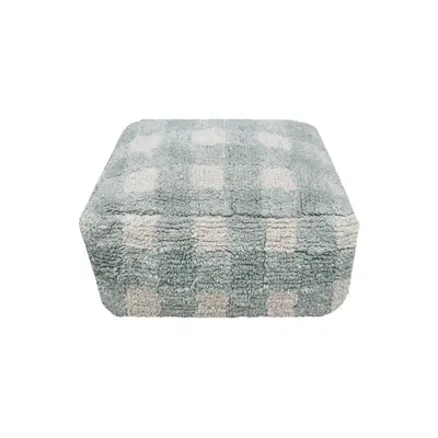 Fotoliu puf pentru copii albastru deschis Vichy Blue Sage – Lorena Canals