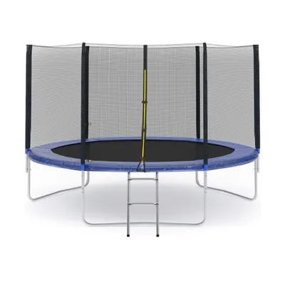 Trambulina pentru copii, Action One High Quality, 305 cm, cu plasa de protectie si scara
