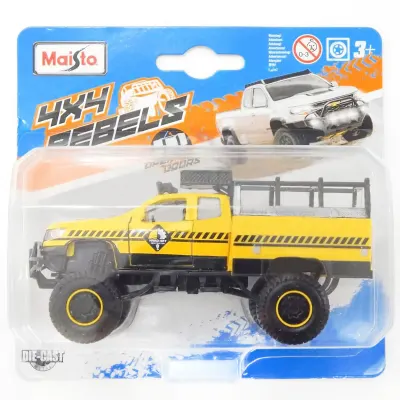 Masinuta 4X4 Rebels Maisto, Chevrolet Colorado 2017 Amarelo, 1:64, Galben