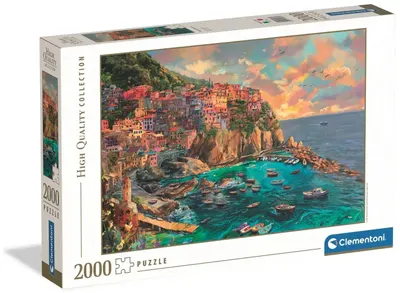 Puzzle Clementoni din 2000 de piese - Manarola, Italia de Nord