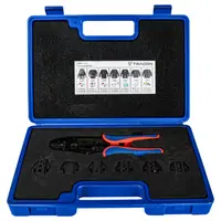 Presa de sertizat cu set de bacuri 7pcs