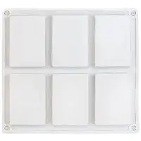 Forma de Sapun Rectangular 6 Cavitati