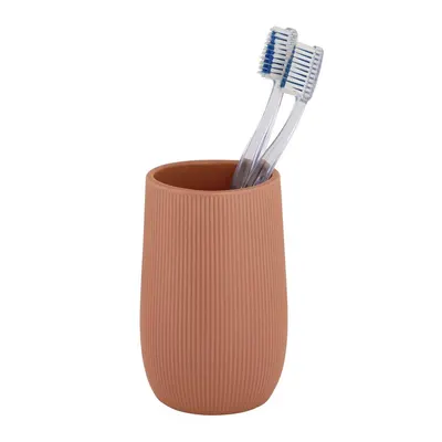 Suport pentru periuța de dinți maro din ceramică Fablo – Wenko