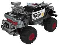 Jeep de poliție controlat radio Crazon - Off-Road, cu sunete spectaculoase, 1:14