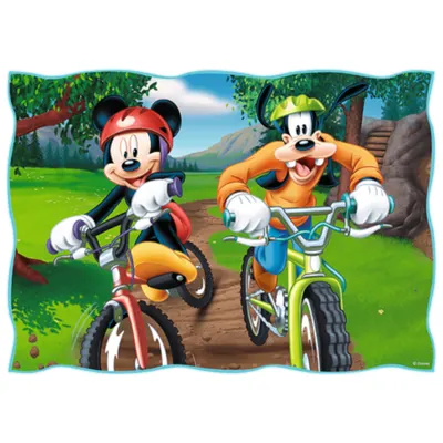 Puzzle - Disney - Mickey, Ziua Deosebita, 4 in 1