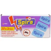 Pastile anti tantari Spira pentru aparat electric 30+3 bucati Engros