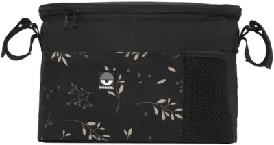 Organizator de cărucior Dooky - Deluxe Romantic Leaves Black